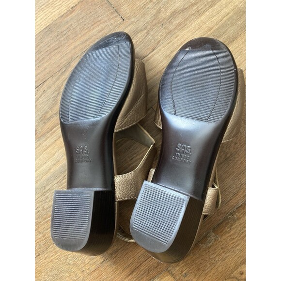 SAS Suntimer Metallic Sandal 10 WIDE Women’s Copper Comfort Casual Made in USA - Picture 11 of 14